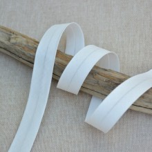Plain bias tape 20 mm - Antique white 251